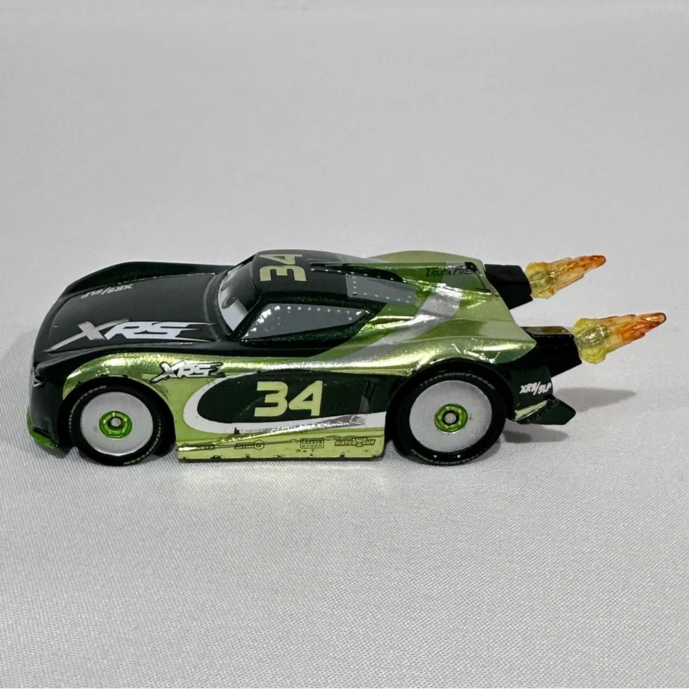 Disney Cars 3 Rare Steve “Slick” Lapage #34 Rocket Racing with Blast Wall